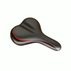 Corratec Sattel Schwarz / Grau / Rot