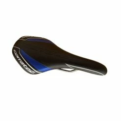Corratec Sattel Schwarz / Blau / Weiß Titan Streben