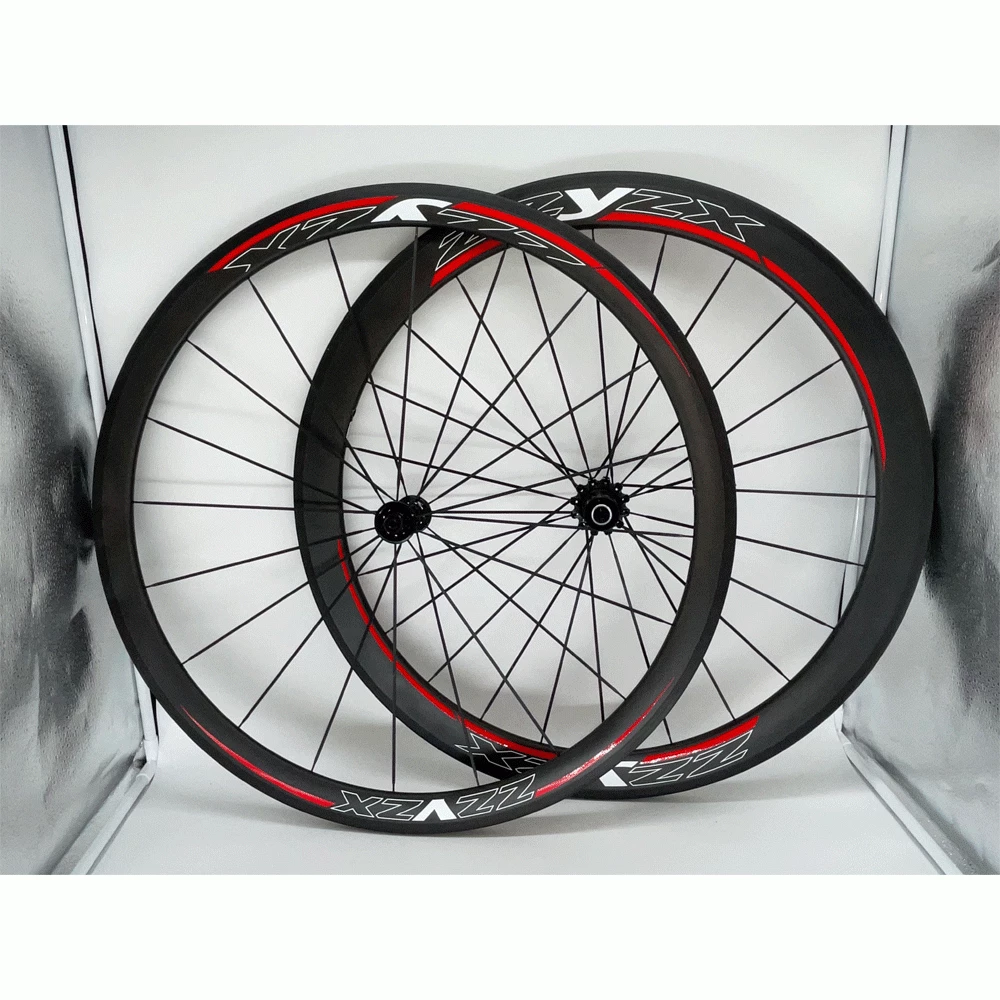 ZZYZX Rennrad Laufradsatz Carbon 50 Mm Rot Schlauchreifen 3 ZZYZX Rennrad Laufradsatz Carbon 50 Mm Rot Schlauchreifen